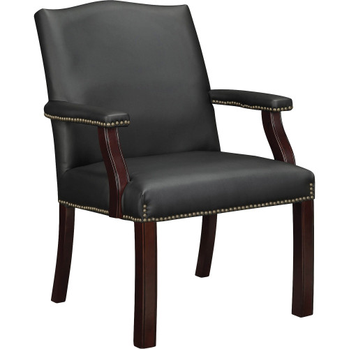 Lorell Bonded Leather Guest Chair (68252) - Mycitystee