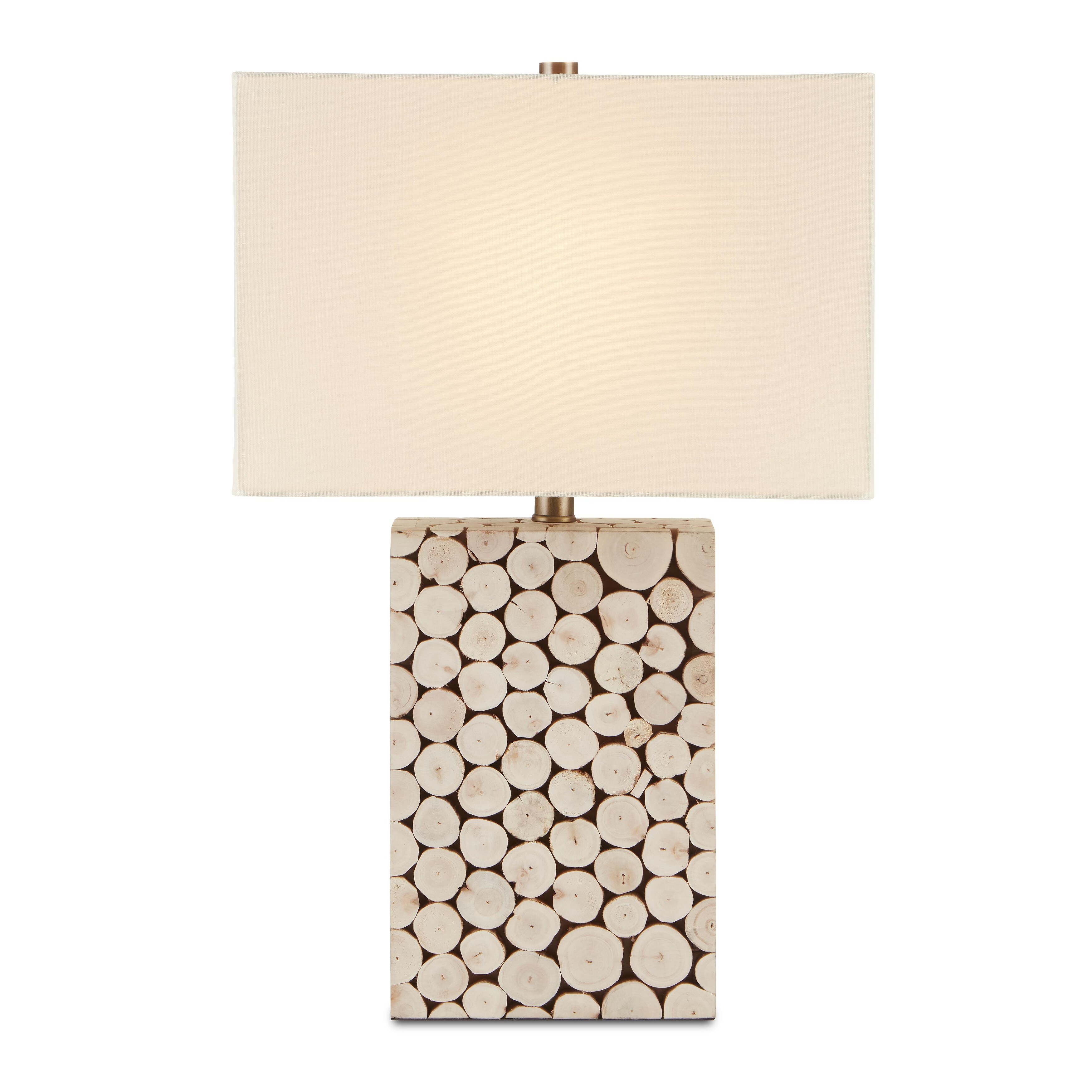 Currey and Company Mimosa Rectangular Table Lamp - 22.5