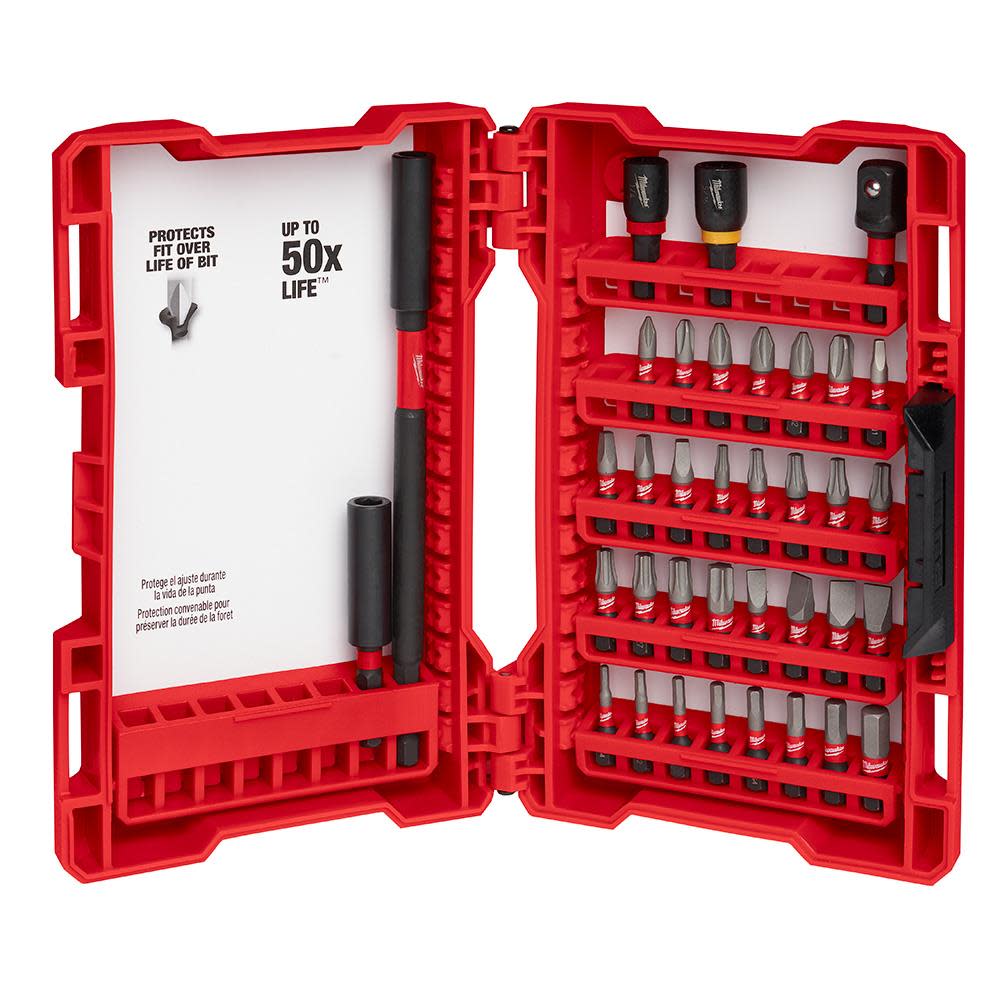 Milwaukee SHOCKWAVE 36-Piece Impact Duty Driver Bit Set 48-32-4005 from Milwaukee - Mycitystee