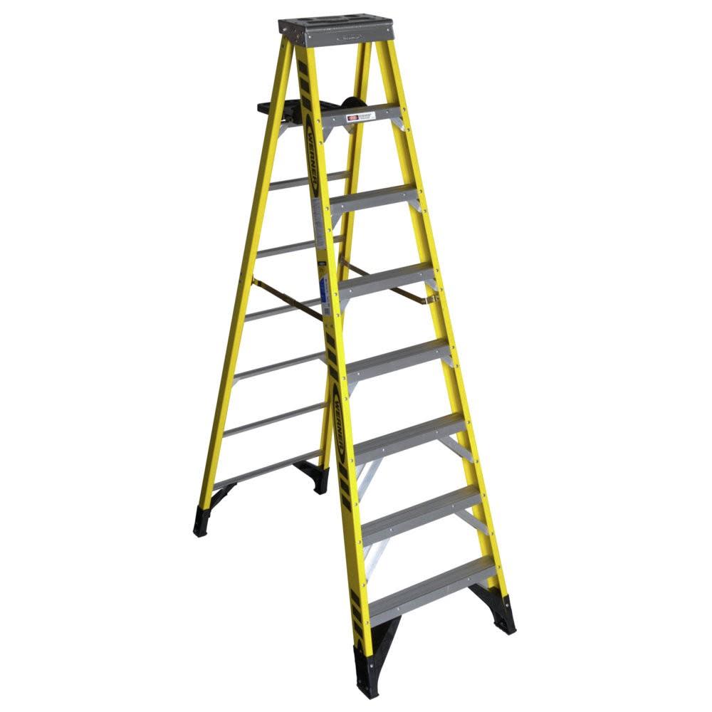 8 Ft. Type IAA Fiberglass Step Ladder - Mycitystee