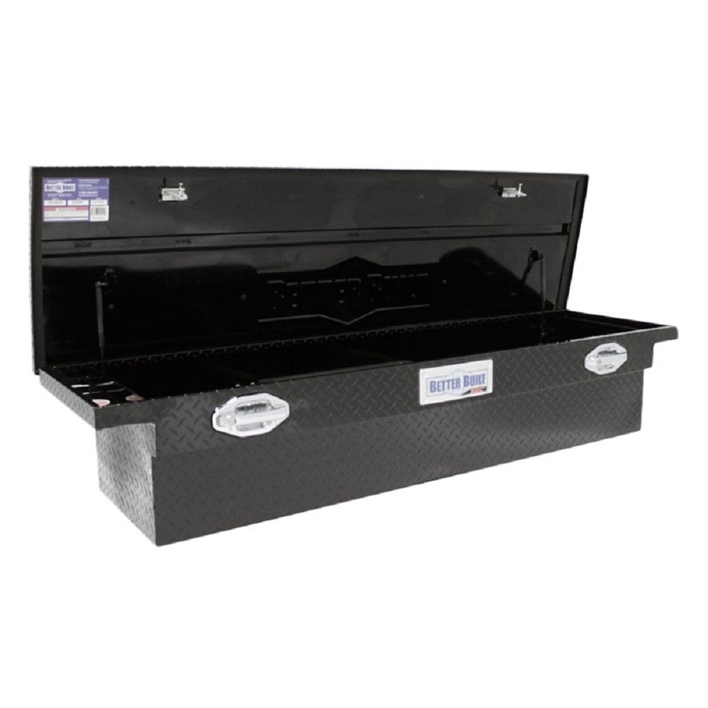 69 Gloss Black SEC Low Profile Saddle Truck Tool Box - Mycitystee