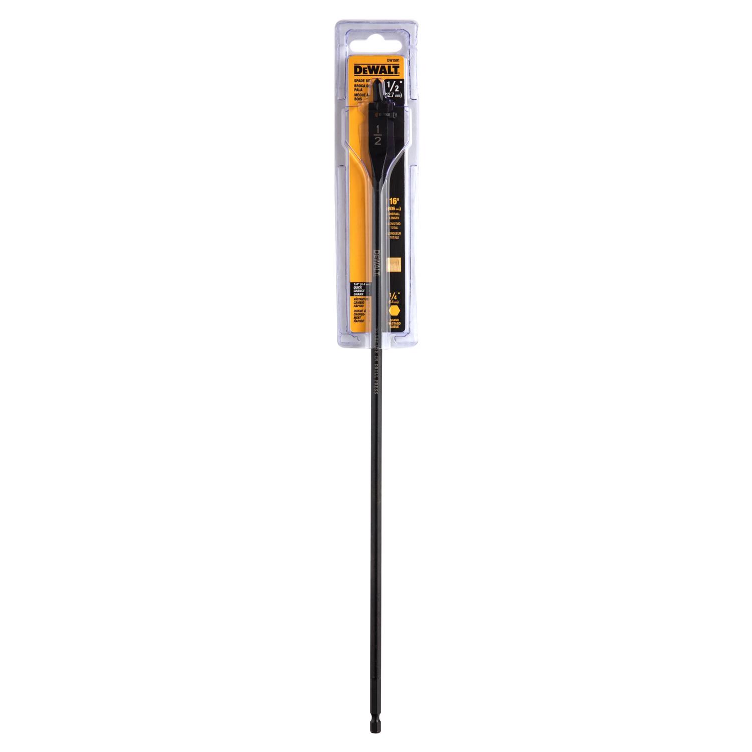 DeWalt 1/2 in. X 16 in. L Carbon Steel Spade Bit 1 pk - Mycitystee