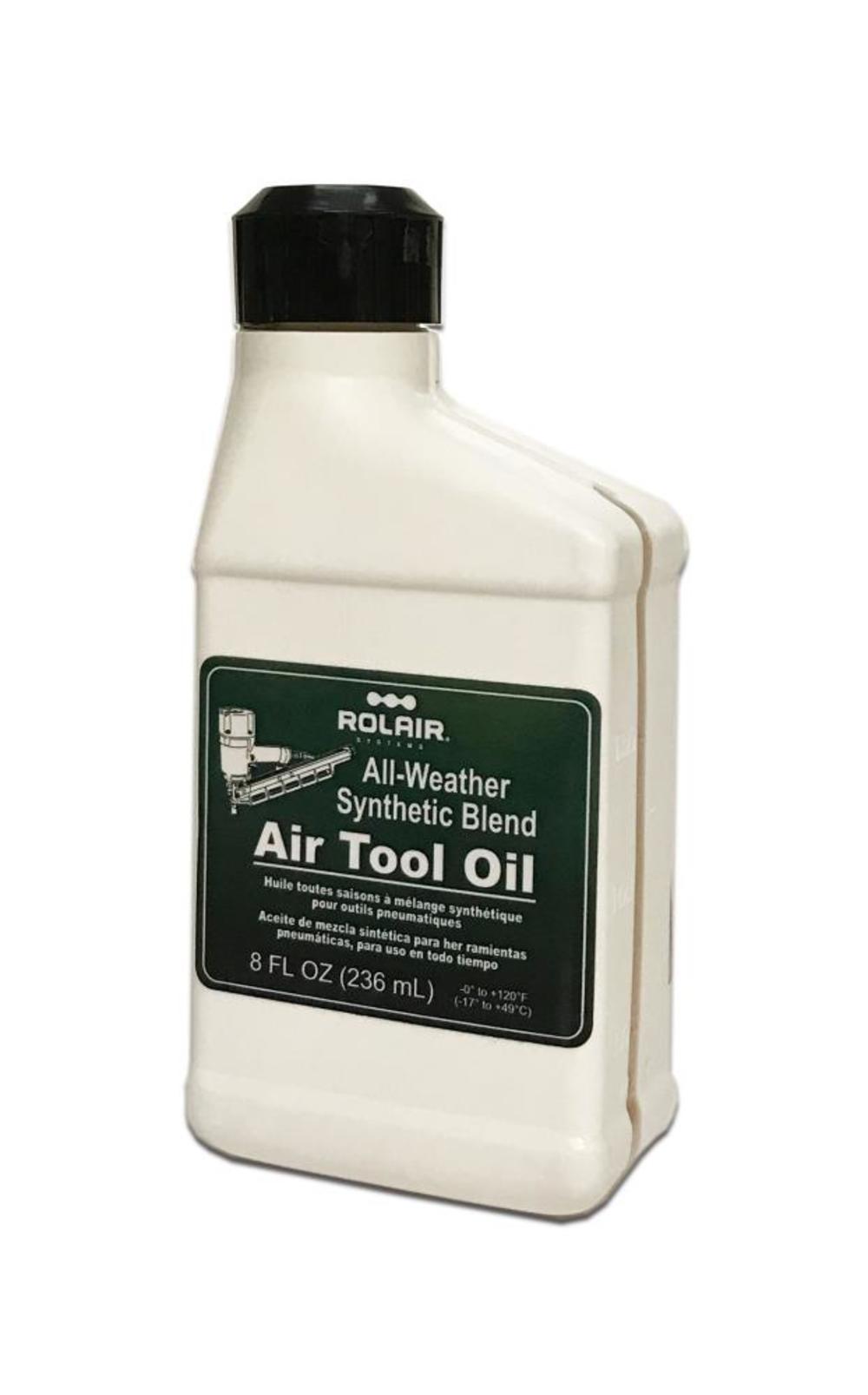 Rolair 8 ounce (Bottle) Synthetic All-Weather Air Tool Oil OILTOOL8 from Rolair - Mycitystee