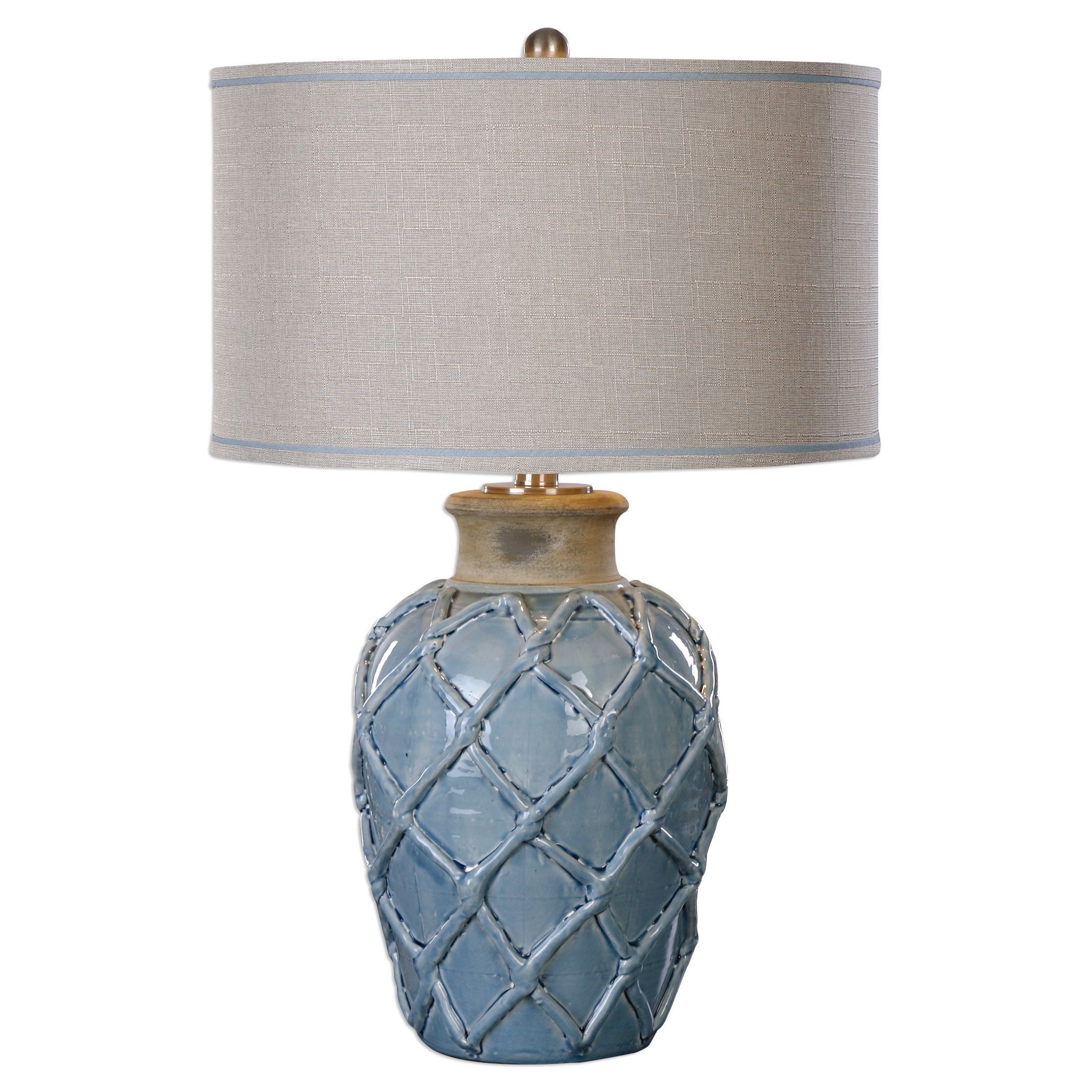 Parterre Pale Blue Table Lamp - Mycitystee