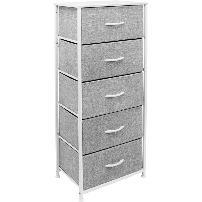 Dresser w/ 5 Drawers Furniture Tall Storage Organizer Unit for Bedroom - - 36805155 - Mycitystee