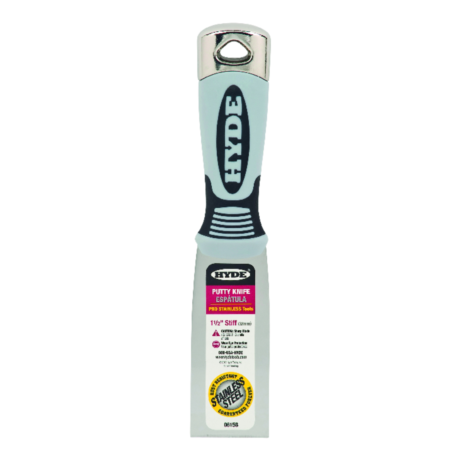 Hyde 1.5 in. W Stainless Steel Stiff Putty Knife - Mycitystee