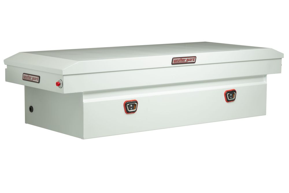 Weather Guard Saddle Box Steel Full Extra Wide White - Mycitystee