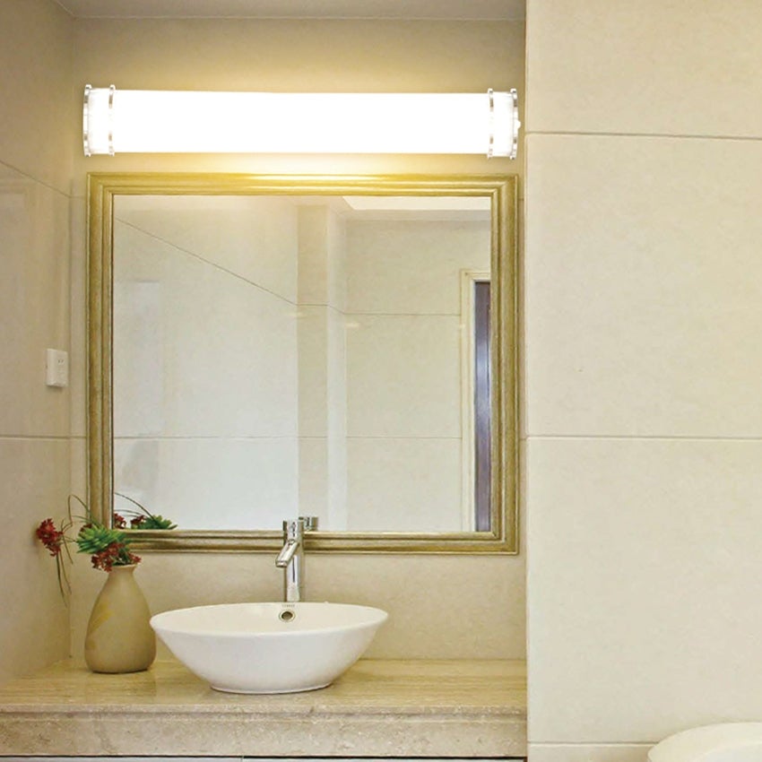LED Vanity Bath Light Fixture， Warm White 3000K， Die-Formed Steel Frame - Mycitystee