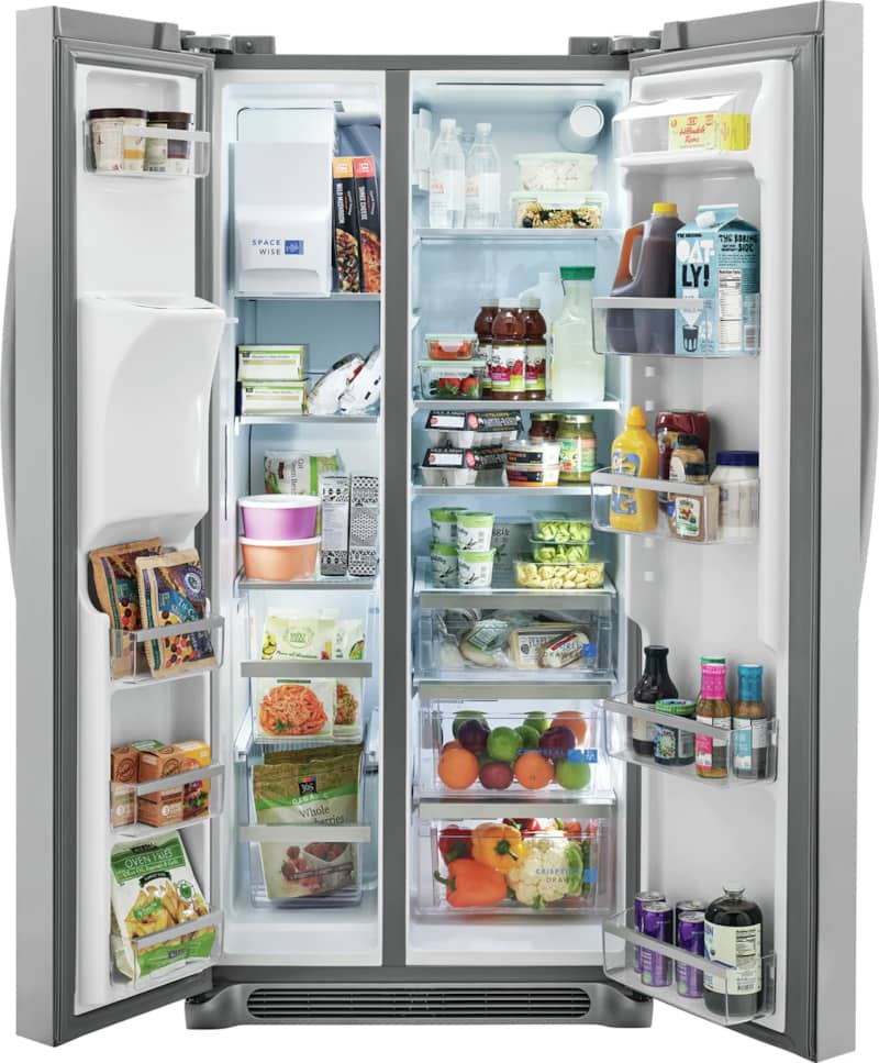 Frigidaire Gallery 22.3 Cu. Ft. Stainless Steel Side-By-Side Refrigerator - Mycitystee