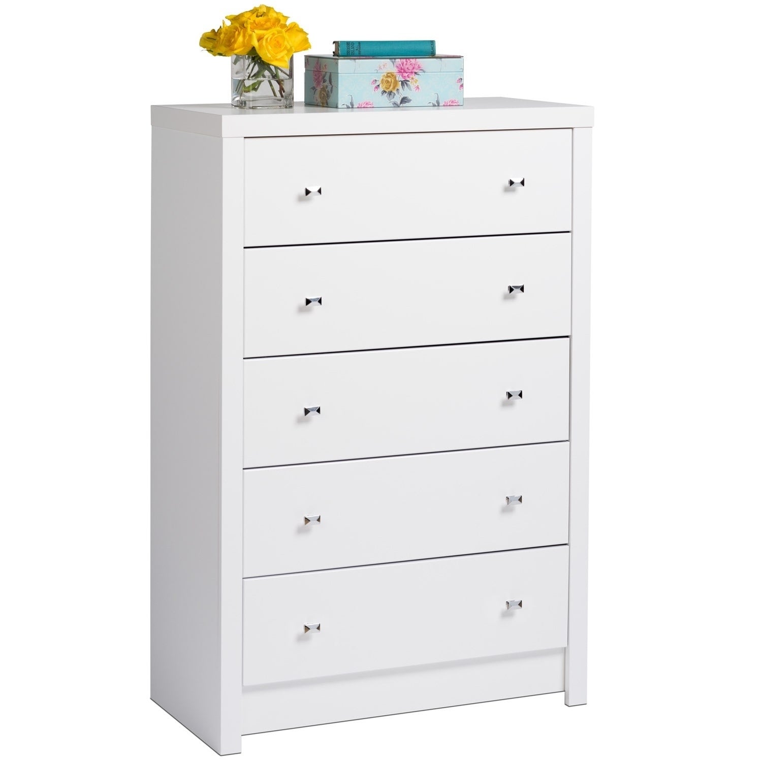 Pure White Nolita 5-drawer Chest - - 8407441 - Mycitystee