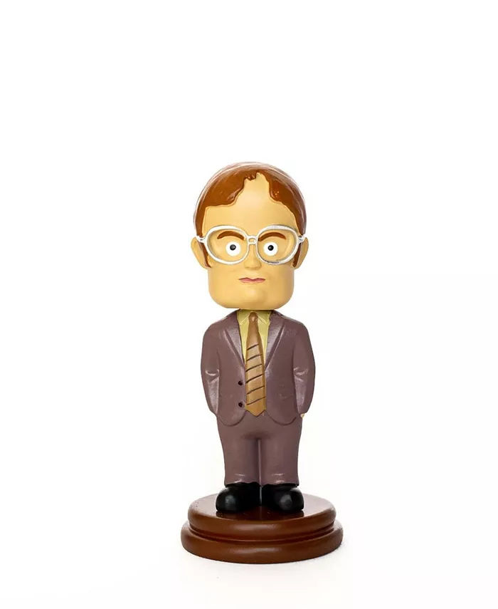 Surreal Entertainment The Office Dwight Schrute Bobblehead Figure | Official The Office Bobblehead Dwight Schrute | The Office Merchandise Dwight Desk - Mycitystee