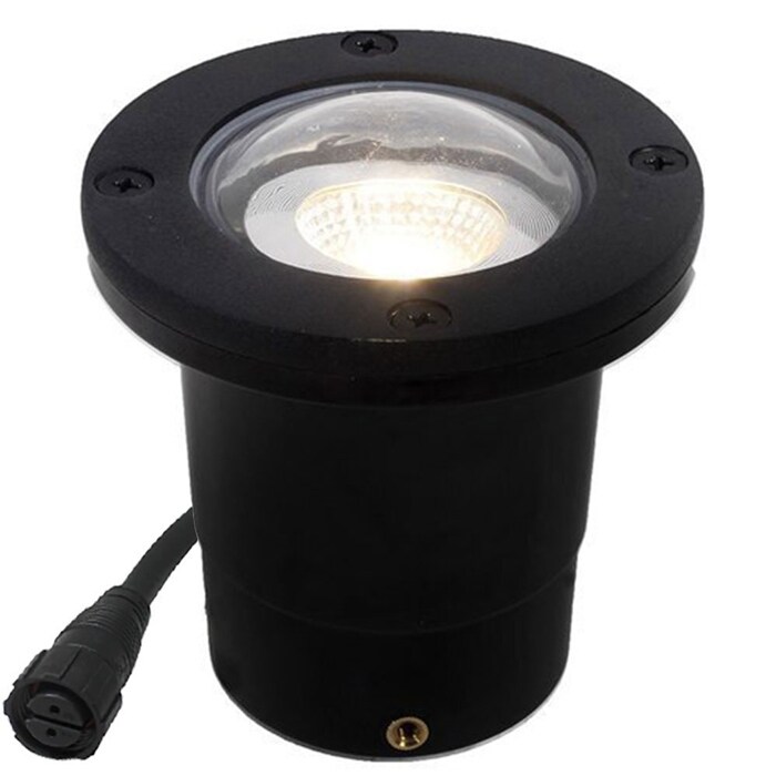 12V Composite In Ground Well Light w/ Open Face Brass Cover - Mycitystee