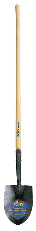 Jackson Pony 58 in. Steel Round Irrigation Shovel Wood Handle - Mycitystee