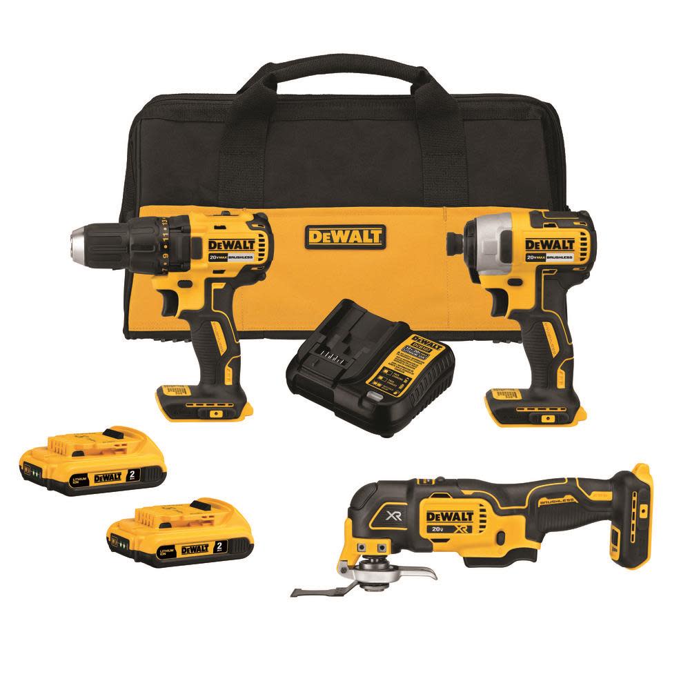 DEWALT 20V MAX Brushless 3 Tool Combo Kit DCK379D2 from DEWALT - Mycitystee