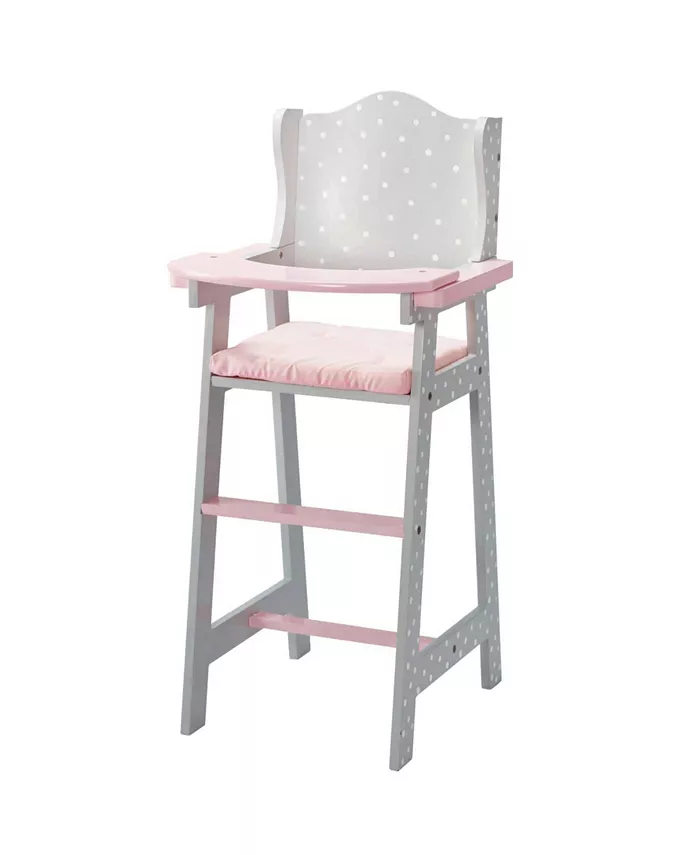 Redbox Olivia's Little World Polka Dots Princess Baby Doll High Chair - Mycitystee