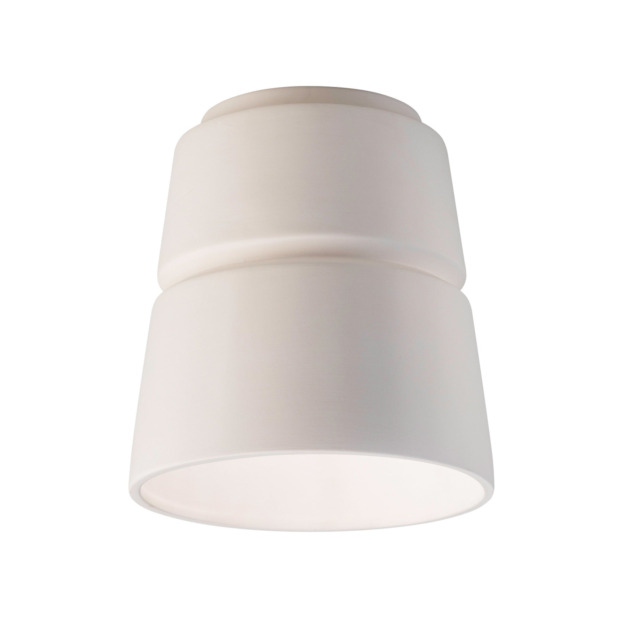 Justice Design Group Radiance Outdoor Cone Ceramic Flush-Mount Light - Mycitystee