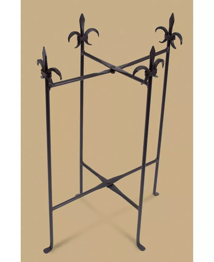 St. Croix KINDWER Fleur De Lis Iron Stand for Oval Tubs - Mycitystee