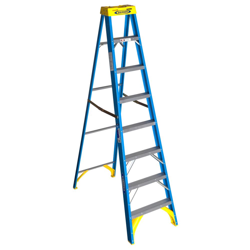 8 Ft. Type I Fiberglass Step Ladder - Mycitystee
