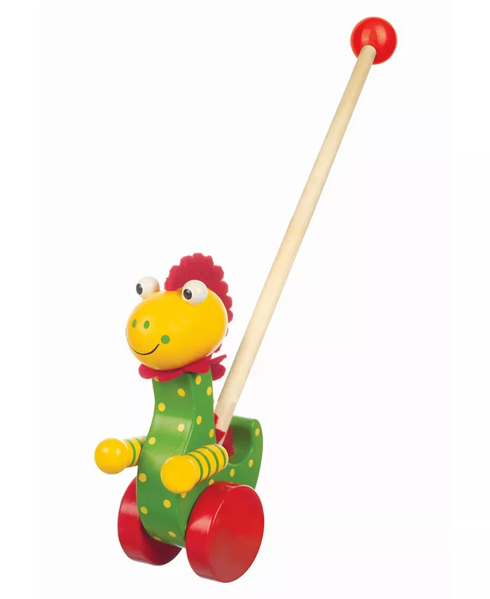 Orange Tree Toys Dinosaur Push Along - Mycitystee