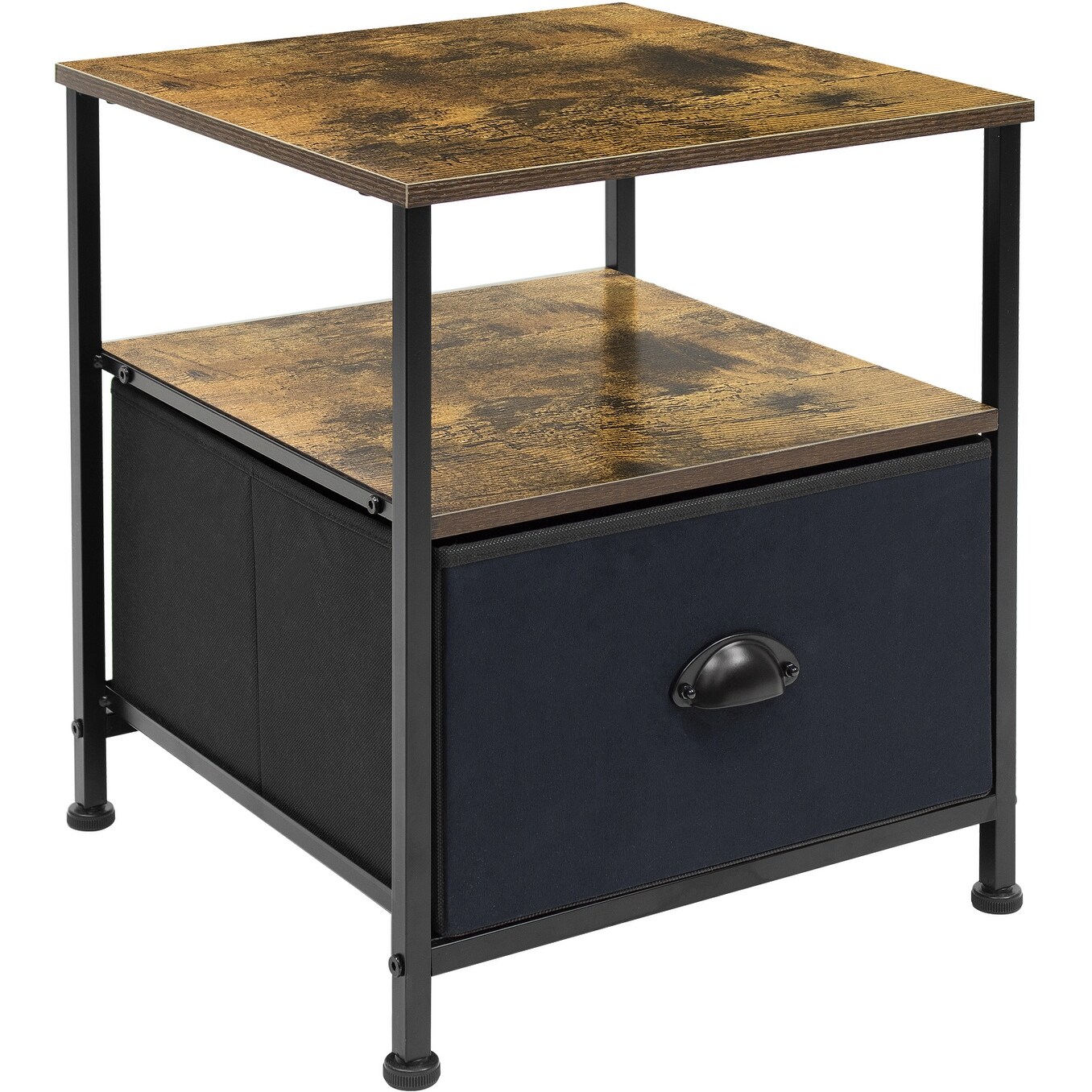 Sorbus Nightstand with Shelf and Drawer - Wood Farmhouse Décor Style - - 34483861 - Mycitystee
