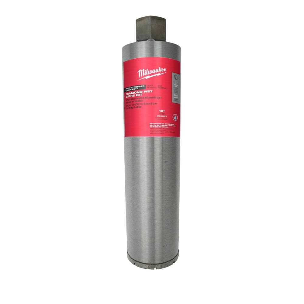 Milwaukee 3-1/2 In. Pre-stressed Diamond Wet Core Bit 48-17-1035 from Milwaukee - Mycitystee