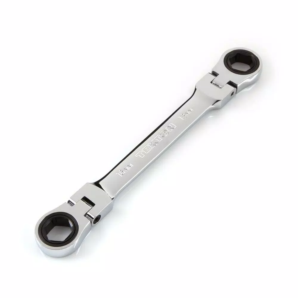 TEKTON 16 mm x 18 mm Flex-Head Ratcheting Box End Wrench and#8211; XDC Depot - Mycitystee