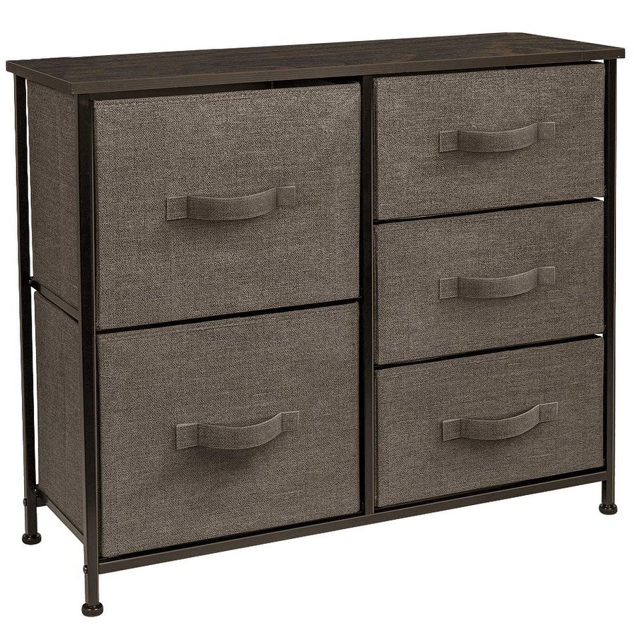 Dresser w/ 5 Drawers - Furniture Storage Tower Unit for Home， Bedroom - - 34428650 - Mycitystee