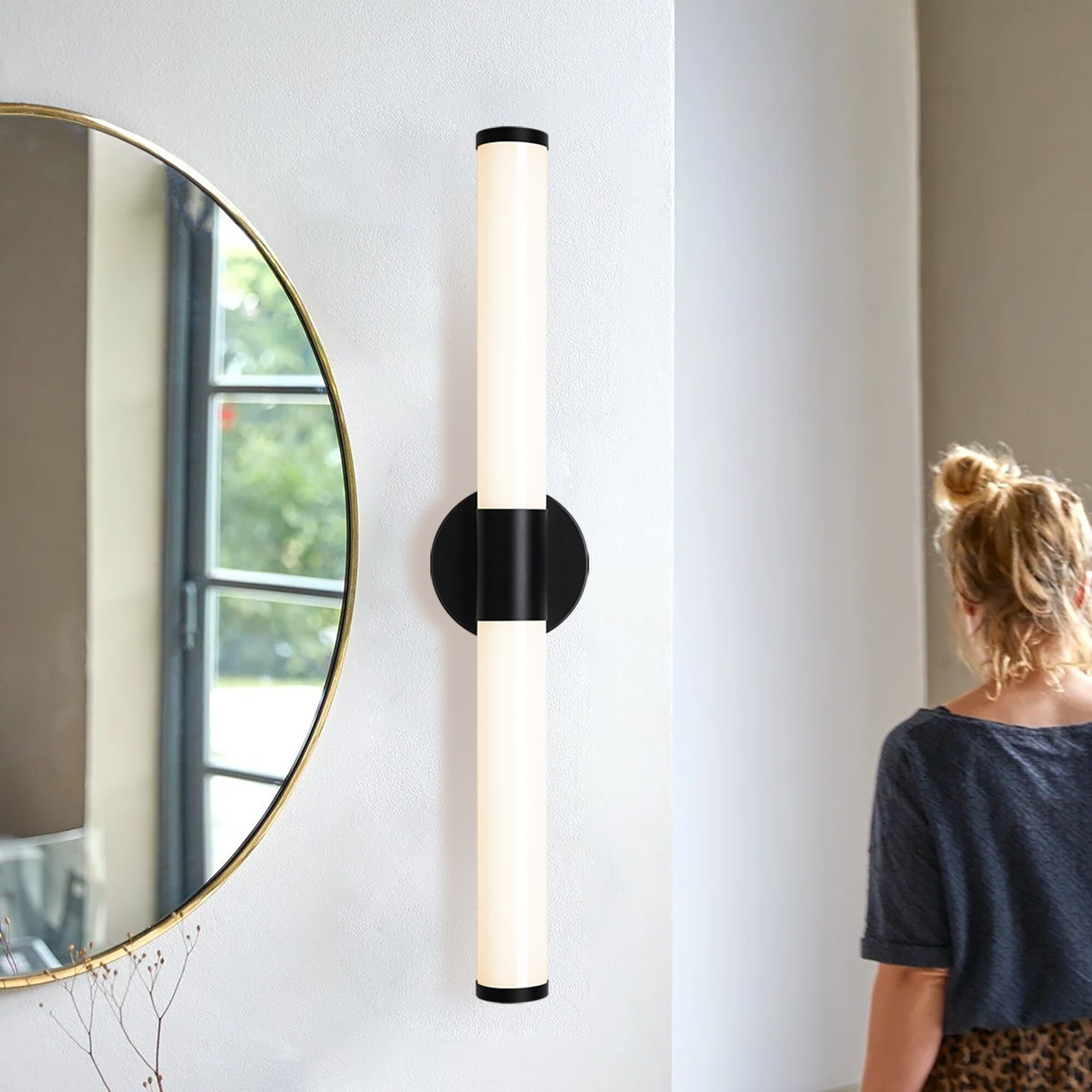 Black Light Bar， Bathroom Vanity Light， 3000K/4000K/5000K，Wall Lamp - Mycitystee