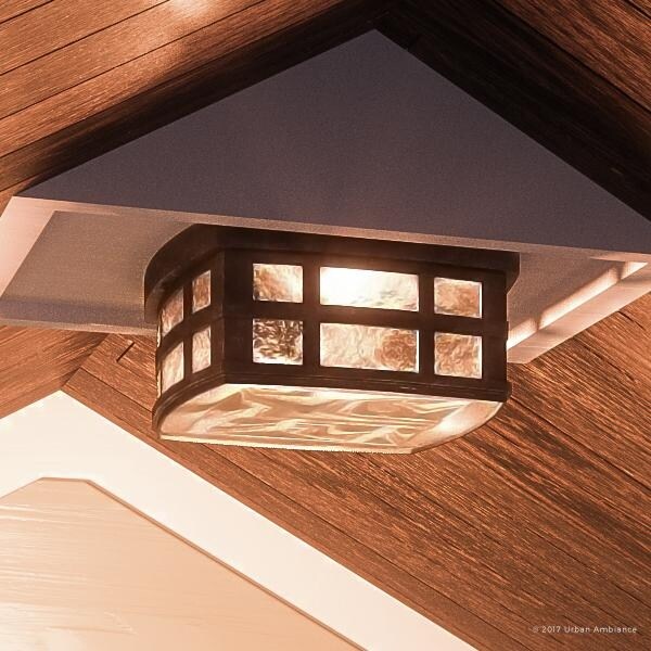 Luxury Craftsman Outdoor Ceiling Light， 5.75