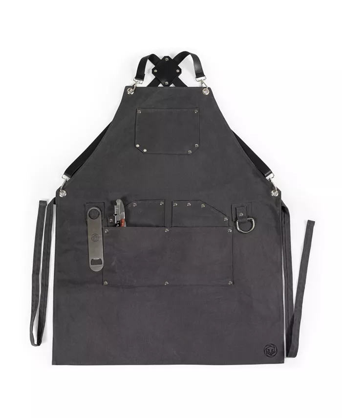 Legacy Collins 4 Piece Waxed Canvas Mixologist Apron Set - Mycitystee