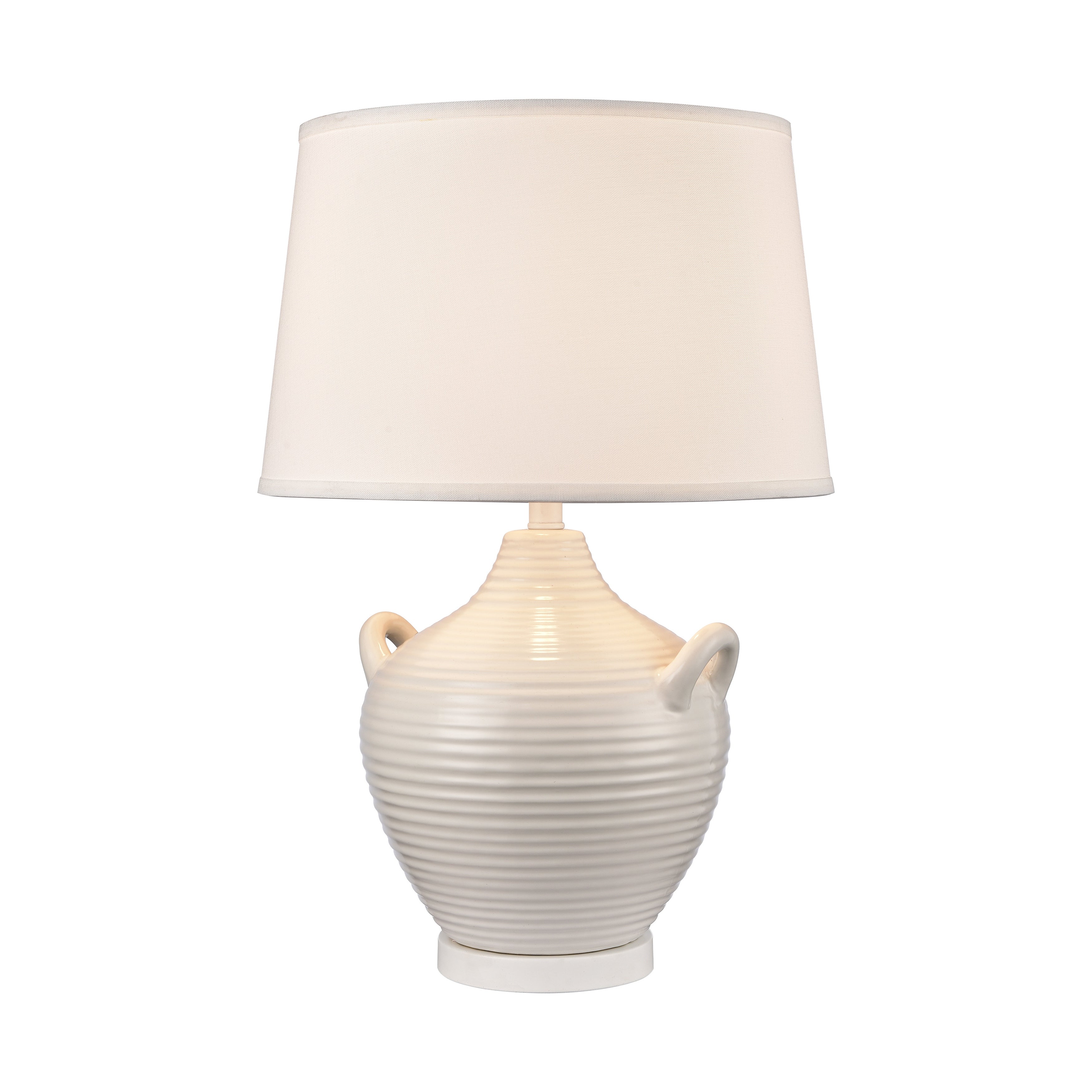 Oxford 25'' High 1-Light Table Lamp - White - Mycitystee
