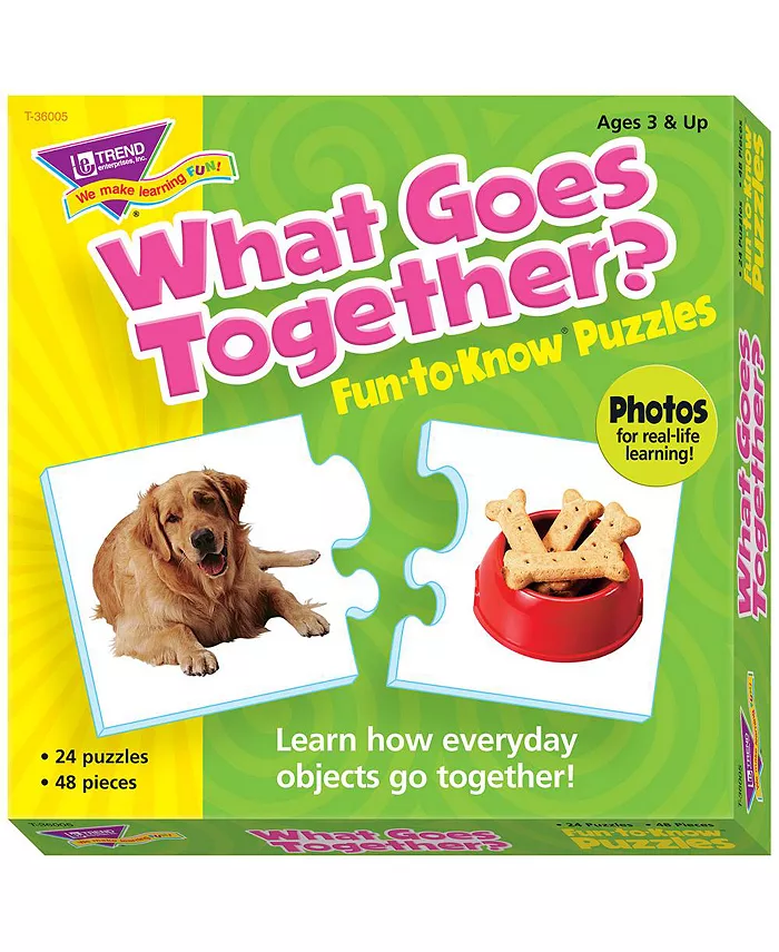 Trend Enterprises Inc. 'What Goes Together' Fun-to-Know Puzzle， 3
