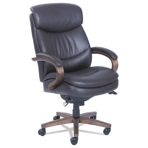 La-Z-Boy Woodbury High-Back Executive Chair， Supports Up to 300 lb， 20.25