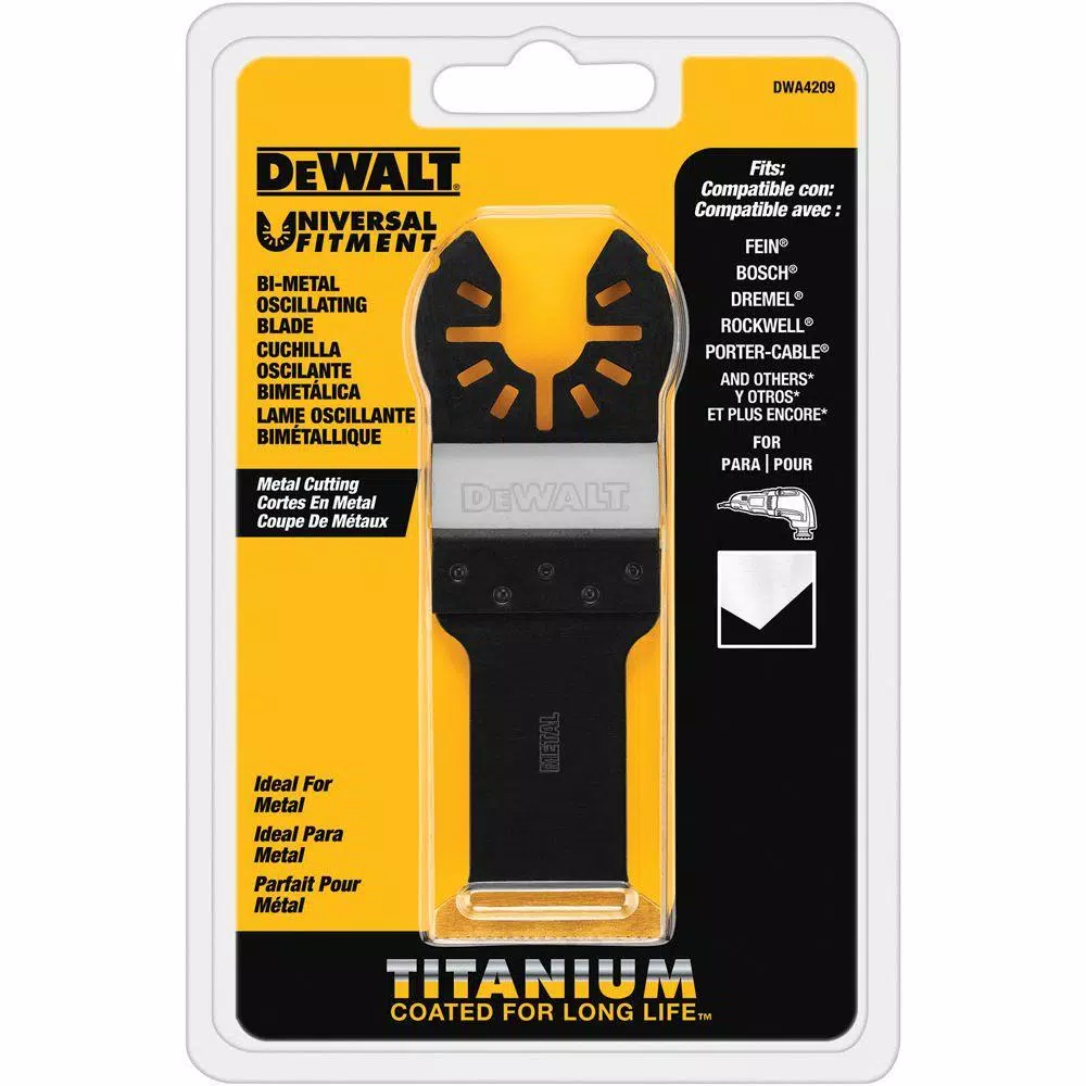 DEWALT Oscillating Titanium Metal Blade and#8211; XDC Depot - Mycitystee