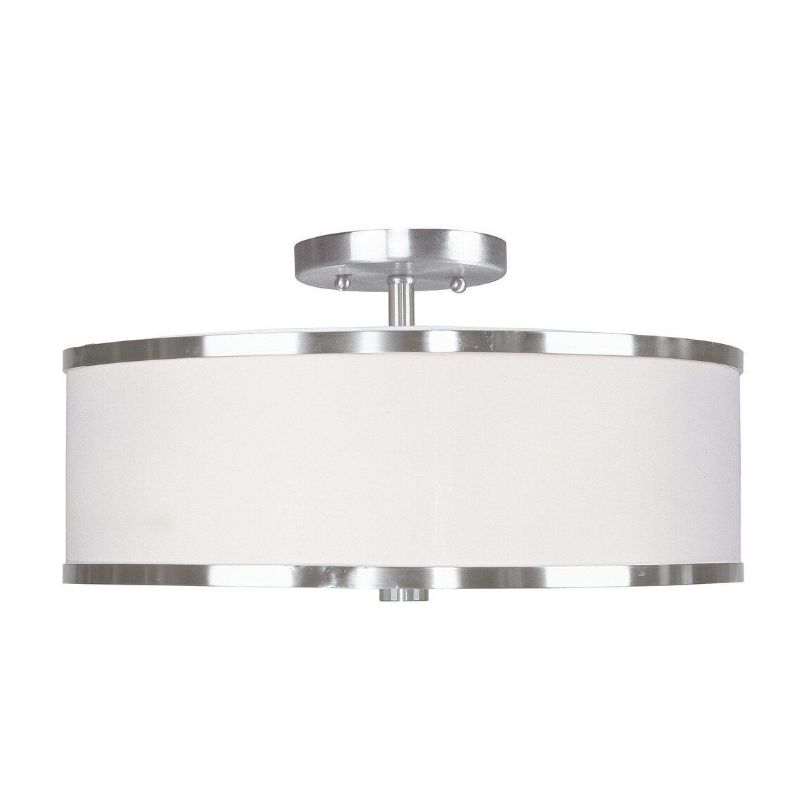 Livex Lighting Park Ridge 3 Light Semi-Flush Ceiling Fixture - Mycitystee