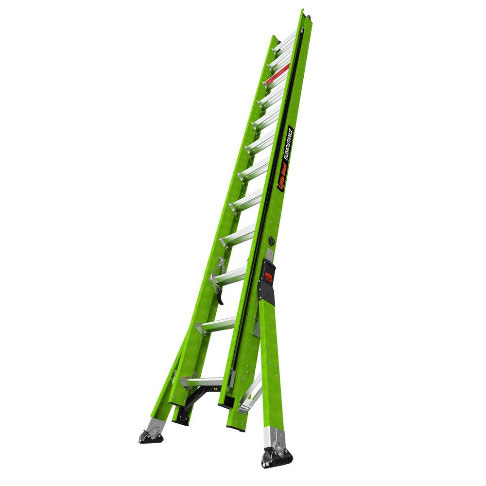 HyperLite SumoStance 24 ft Type IAA Fiberglass Extension Ladder - Mycitystee