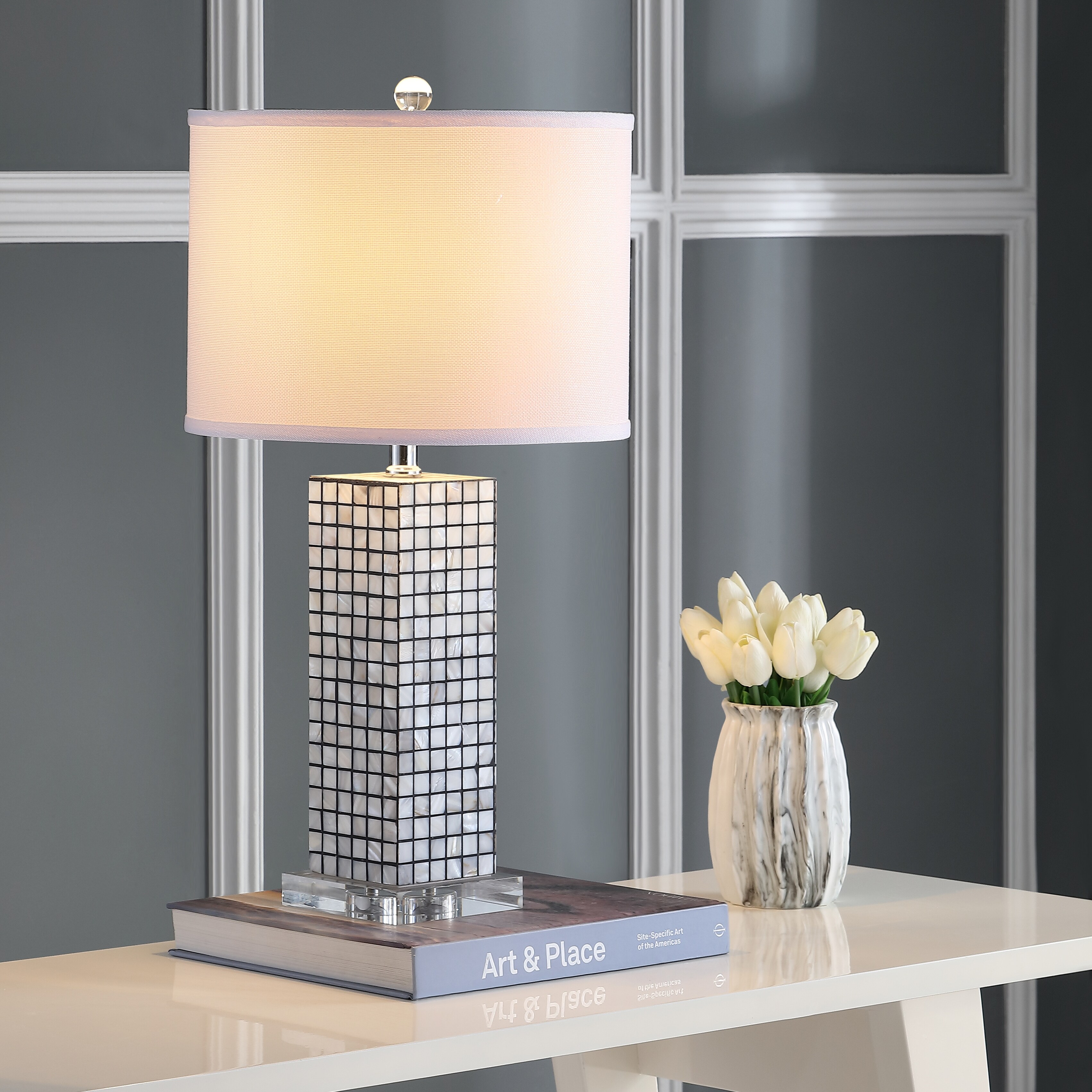 SAFAVIEH Lighting 26-inch Skagway Table Lamp (Set of 2) - 13