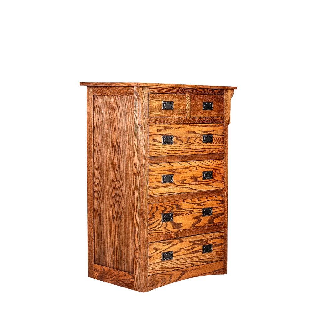 Forest Designs Arts and Crafts Wooden 34 inches Wide X 48 inches High x 18 inches Deep 6-drawer Dresser - - 13259773 - Mycitystee