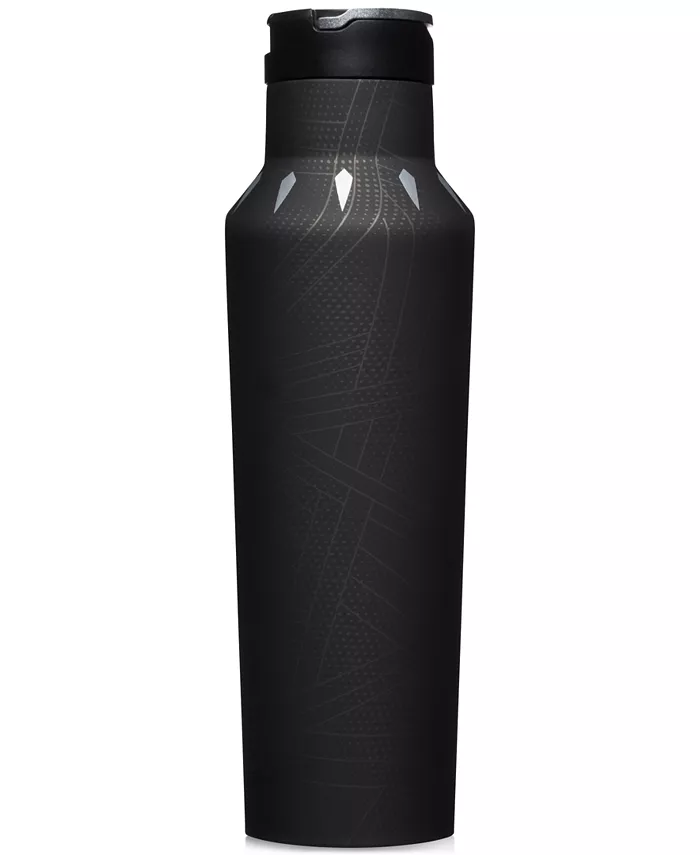 Corkcicle 20 oz Black Panther Sport Canteen Water Bottle - Mycitystee