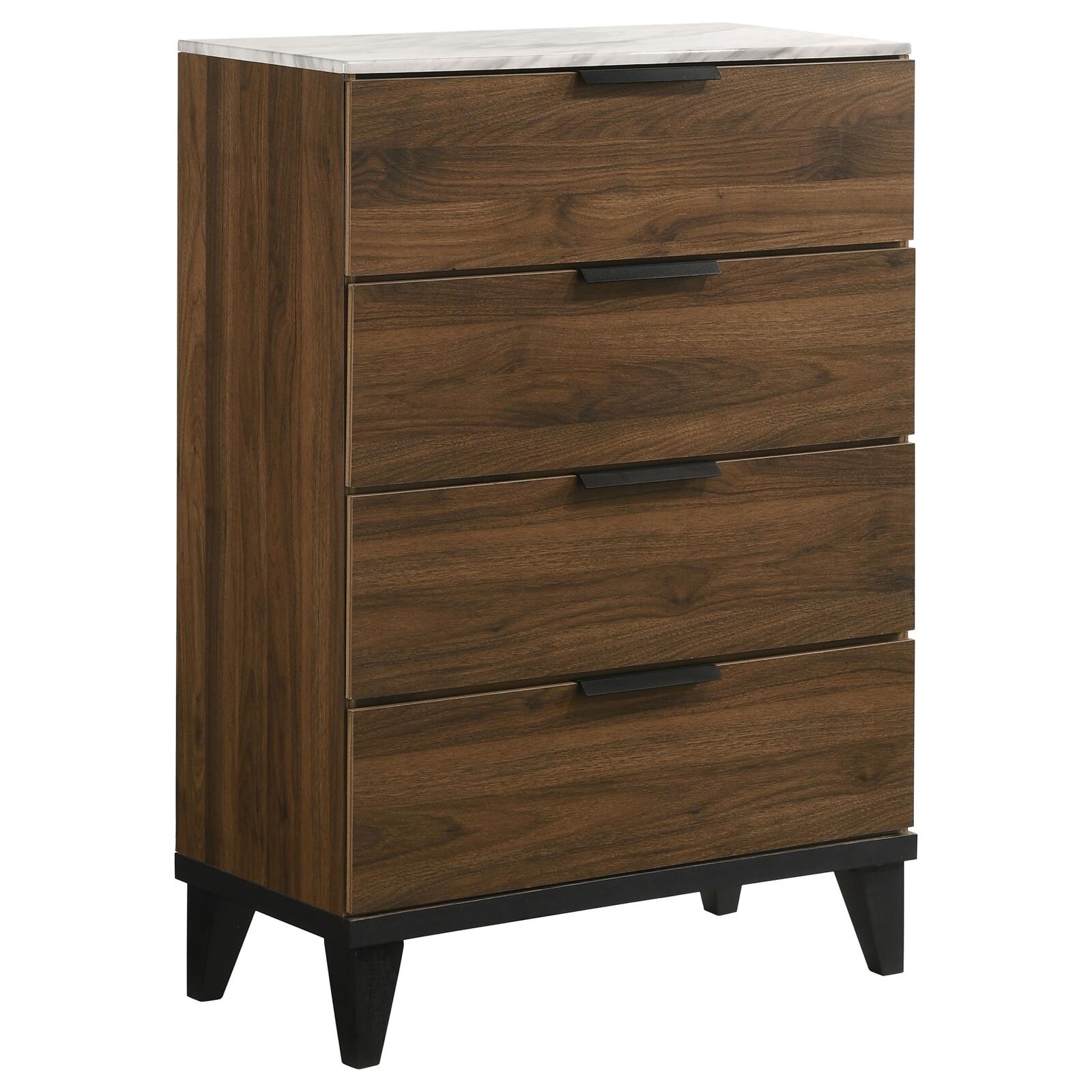 Coaster Furniture Mays 4-drawer Chest Walnut Brown - - 37914696 - Mycitystee