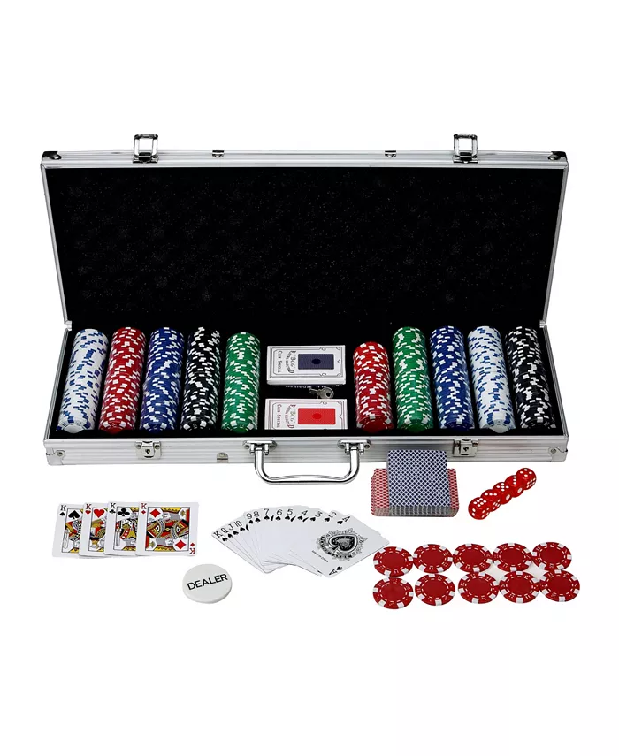 Blue Wave Blue Wave 500-Piece Poker Set - Mycitystee