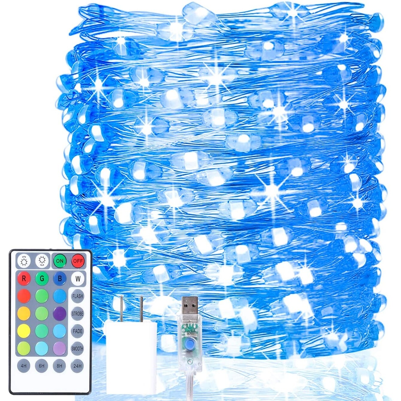 40 Ft 16 Colors Changing String Lights with Remote Control - Yellow Shopping - The Best Deals on String Lights | 39295487 - Mycitystee