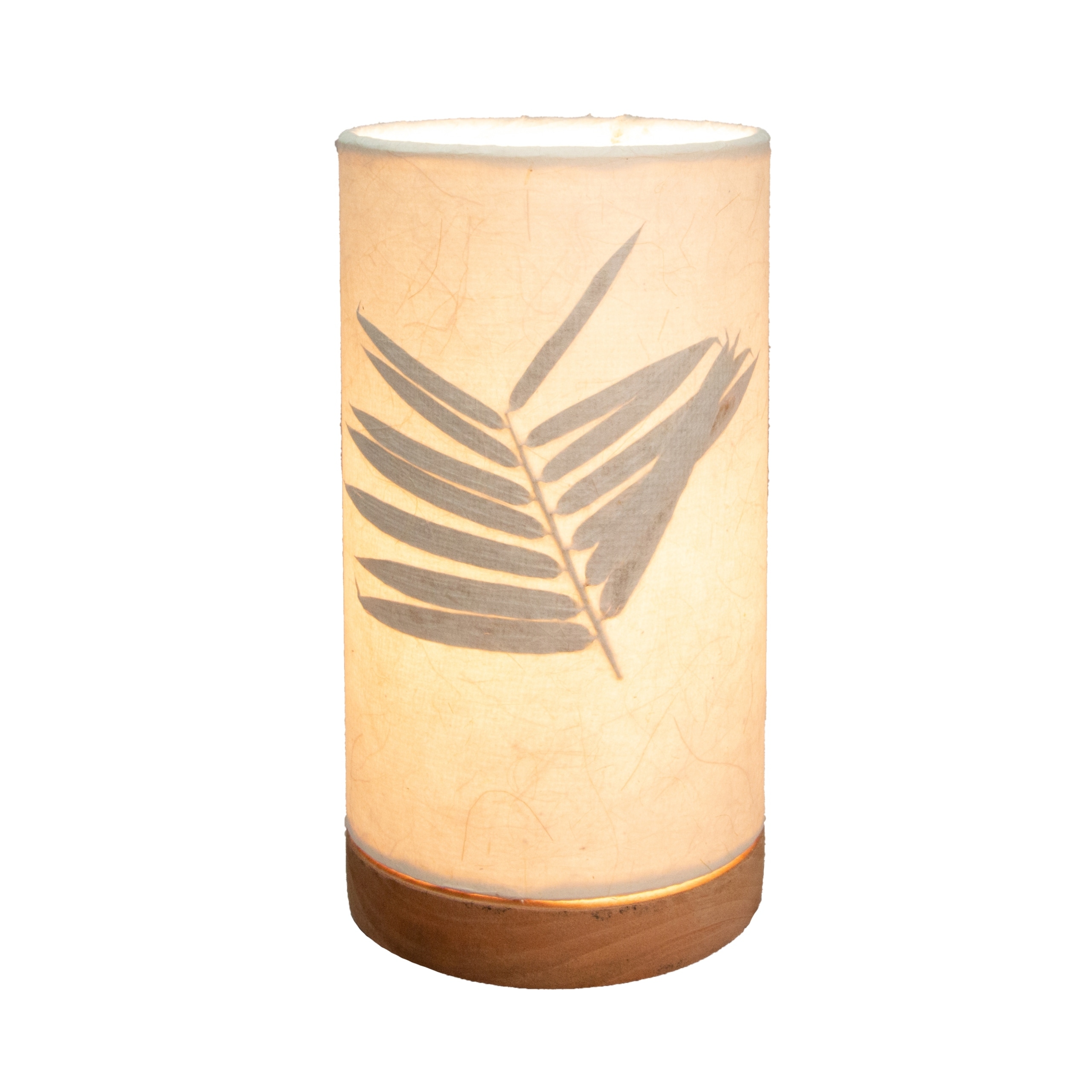 Handmade Paper Cylinder Mini Bamboo Lamp - Mycitystee