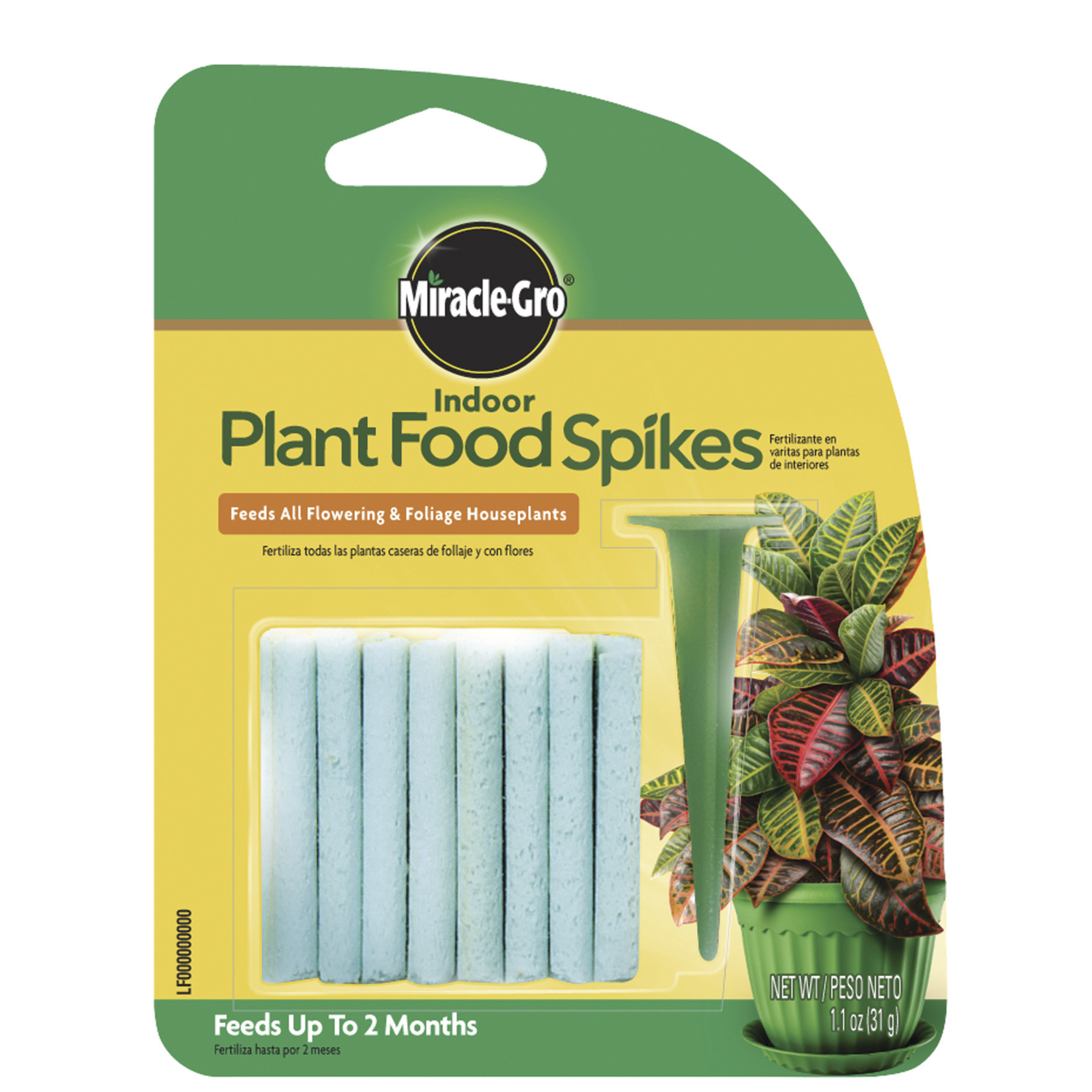 Miracle-Gro Spikes Plant Food 1.1 oz - Mycitystee