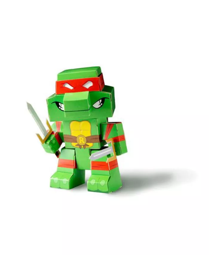 Cubles Teenage Mutant Ninja Turtles Raphael - A Buildable 3D STEM Toy - Mycitystee