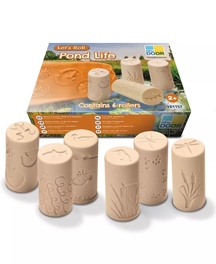 Yellow Door Let's Roll Pond Life Rollers， Set of 6 - Mycitystee