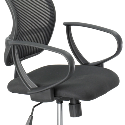 Optional Loop Arm Kit for Mesh Extended Height Chairs for Safco Vue Mesh Extended-Height Chairs， Black， 2/Set (3396BL) - Mycitystee