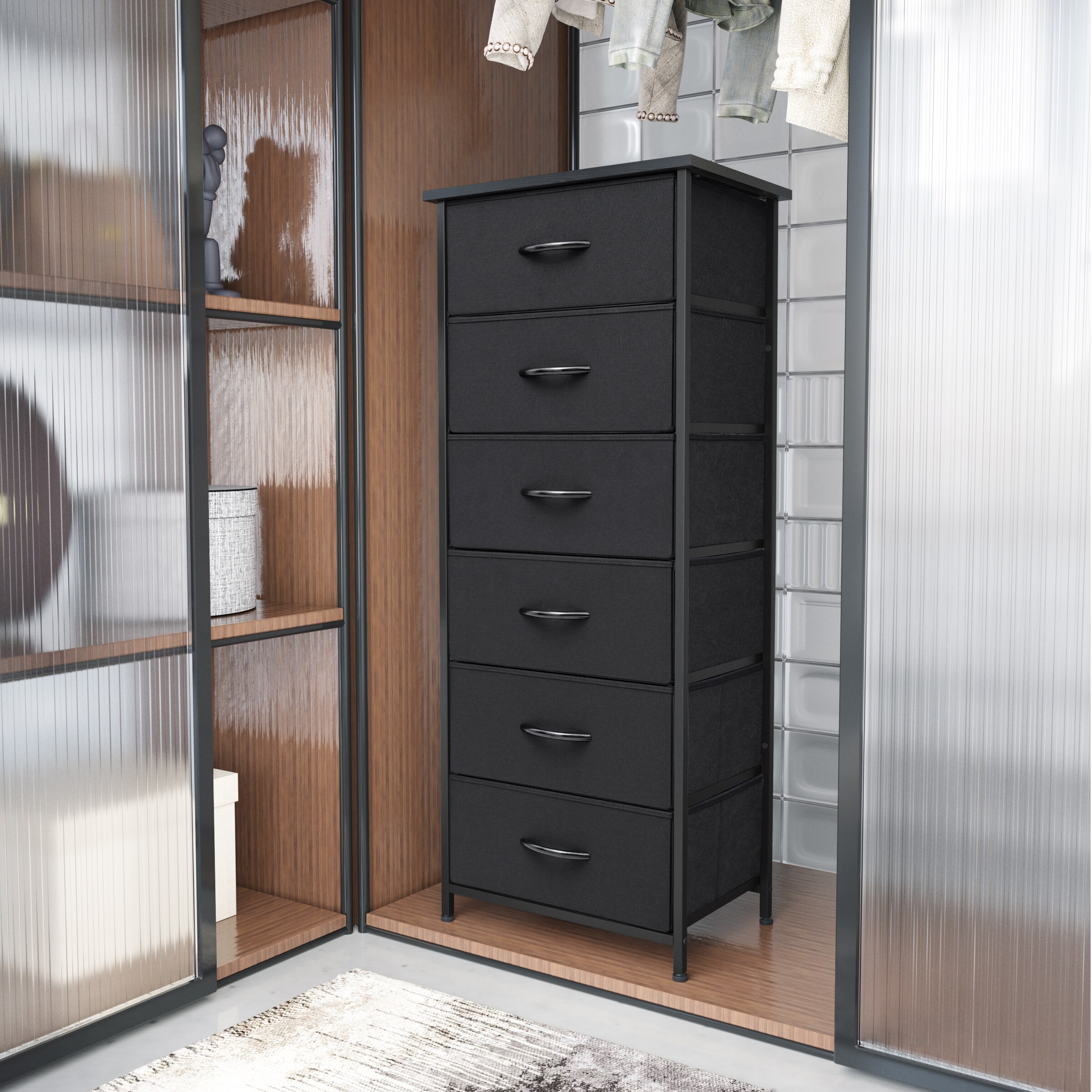 VredHom 6 Drawers Vertical Dresser Storage Tower - - 34605627 - Mycitystee