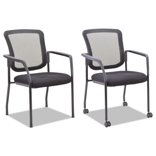 Alera TCE Series Mesh Guest Stacking Chair， 26