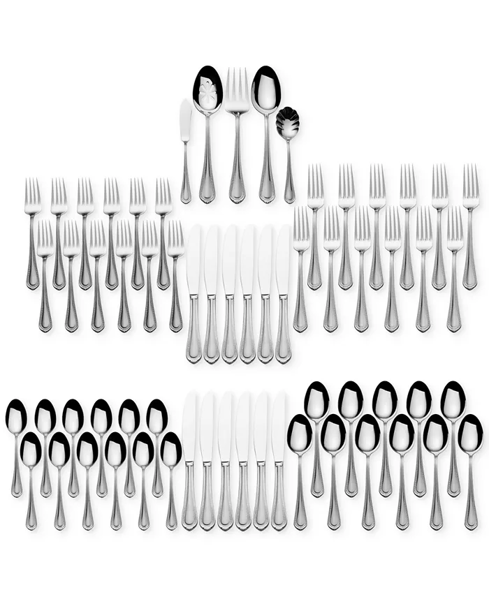Mikasa Regent Bead 65 Pc Set， Service for 12 - Mycitystee